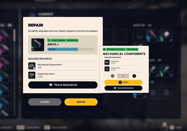 Концепт «быстрого крафта»: анонс идеи ускорить ремонт наковальни — добавить кнопку «Крафт»?